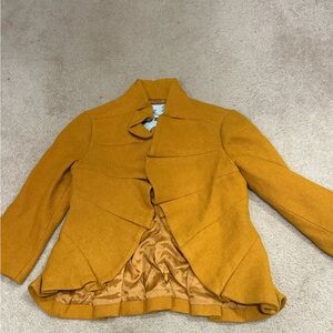 Tabitha (Anthropologie) Mustard Yellow Blazer, Size 2